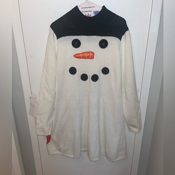 Xhilaration Christmas Woman’s Snowman Dress. Very festive Dress size XL. NWOT - Picture 2 of 9